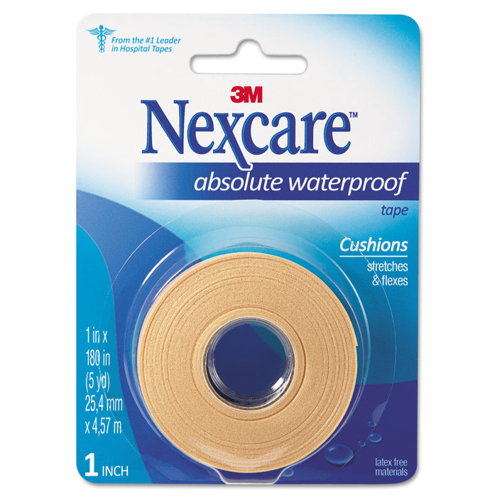 Absolute Waterproof First Aid Tape, Foam, 1" x 180"