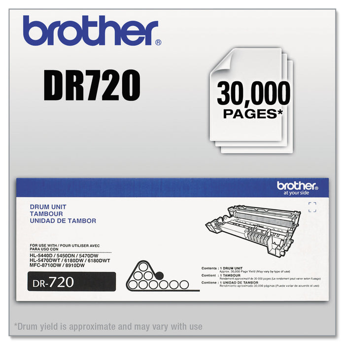 DR720 Drum Unit, 30000 Page-Yield