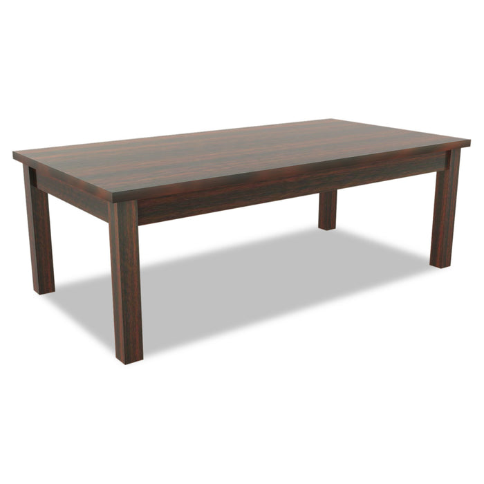 Alera Valencia Series Occasional Table, Rectangle, 47 1/4w x 19 1/8d x 16 3/8h, Mahogany