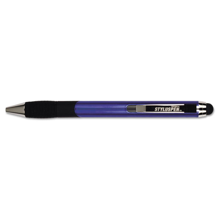 StylusPen Retractable Ballpoint Pen/Stylus, Navy Blue