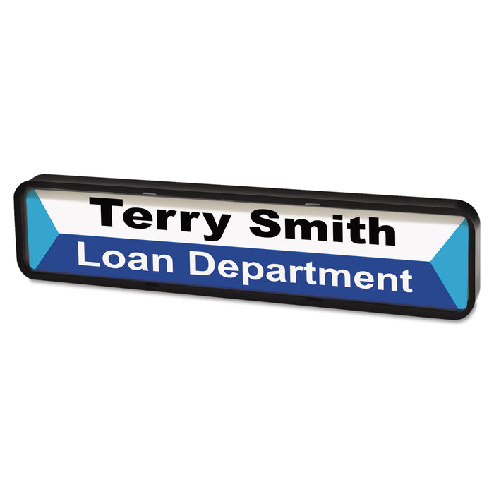 DIY Sign, Plastic, 9 3/8 x 2, Black