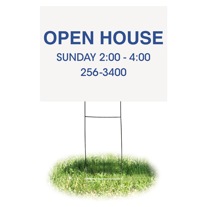 Custom Yard Sign, with Metal Frame/Stake, 18" x 24"