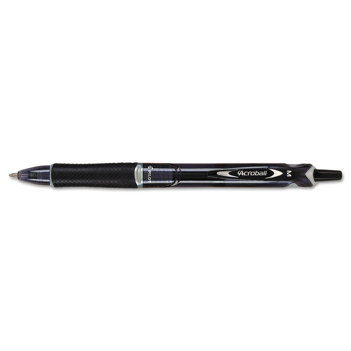 Acroball Colors Advanced Ink Retractable Ballpoint Pen, 1mm, Black Ink/Barrel
