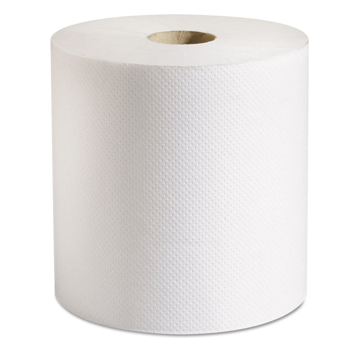 100% Recycled Hardwound Roll Paper Towels, 7 7/8 x 800 ft, White, 6 Rolls/Ct