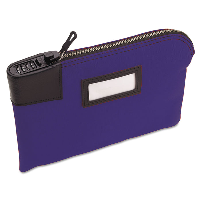 Classic Combination Deposit Bag, 11 x 1 x 8 1/2, Durablock, Blue