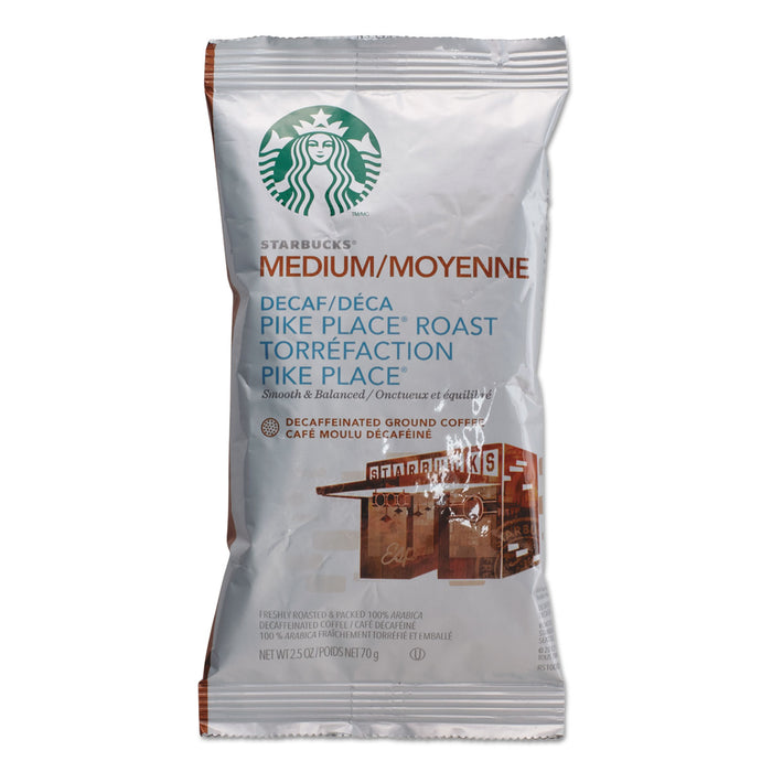 Coffee, Pike Place Decaf, 2 1/2 oz Packet, 18/Box