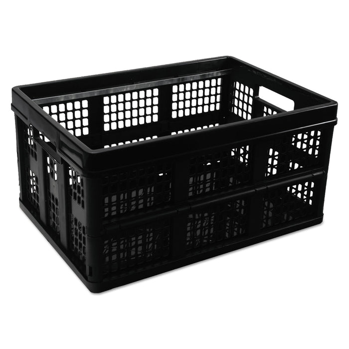 Filing/Storage Tote, Letter Files, 20.13" x 14.63" x 10.75", Black
