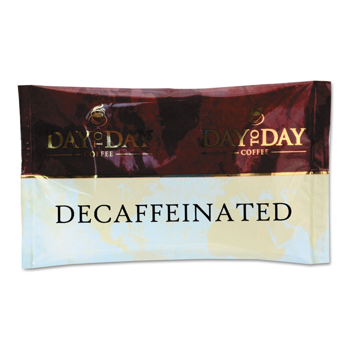 100% Pure Coffee, Decaffeinated, 1.5 oz Pack, 42 Packs/Carton