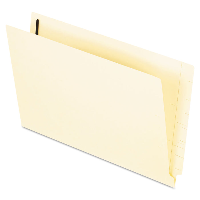 Manila End Tab Expansion Folders with Two Fasteners, 11-pt., 2-Ply Straight Tabs, Legal Size, 50/Box