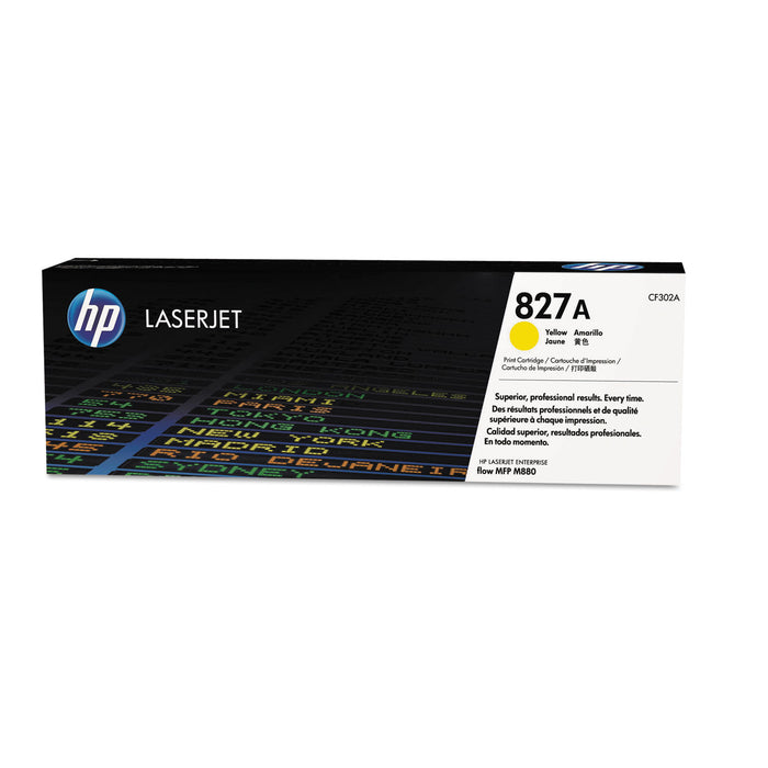 HP 827A, (CF302A) Yellow Original LaserJet Toner Cartridge