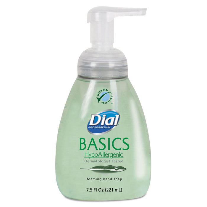 Basics Foaming Hand Soap, 7.5oz, Honeysuckle, 8/Carton