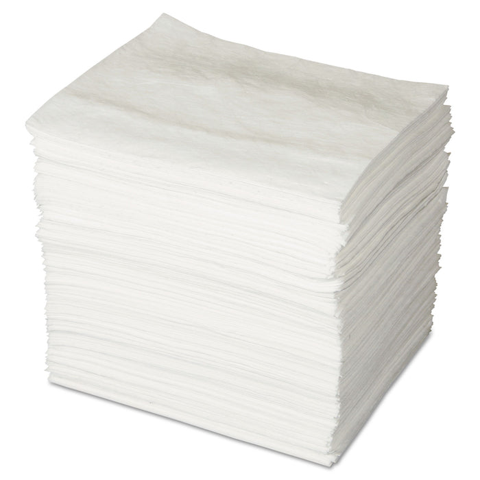 ENV MAXX Enhanced Oil-Only Sorbent Pads, .16gal, 15w x 19l, White, 200/Bundle