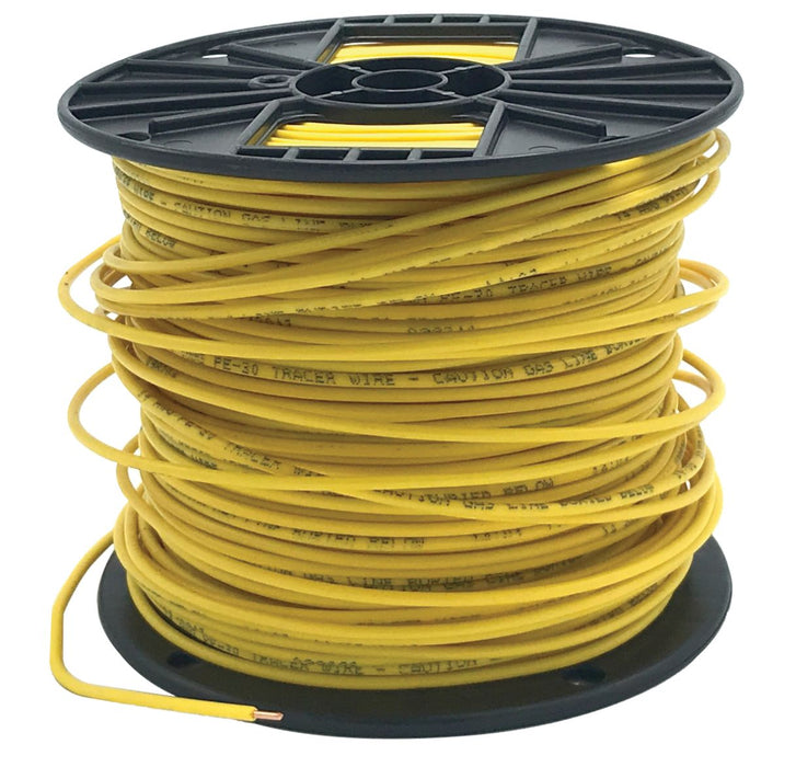 Yellow Tracer Wire (18g) 500'