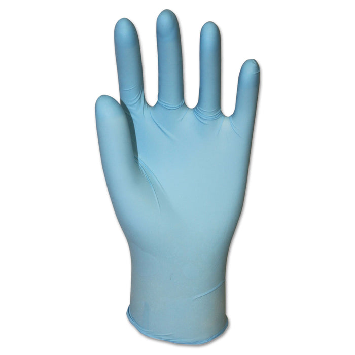 DiversaMed Disposable Powder-Free Exam Nitrile Gloves, Large, Blue, 50/Box