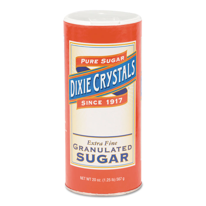 Granulated Sugar, 20 oz Canister, 24/Carton
