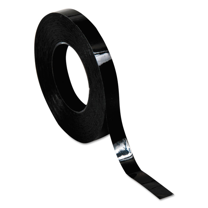 Graphic Chart Tapes, 0.25" x 27 ft, Matte Black