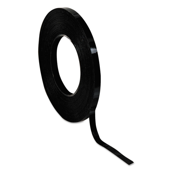 Graphic Chart Tapes, 0.13" x 27 ft, Matte Black