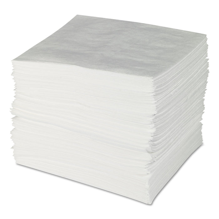 ENV MAXX Enhanced Oil Sorbent Pads, .24gal, 15w x 19l, White, 100/Bundle