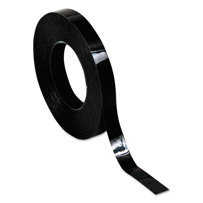 Graphic Chart Tapes, 0.25" x 27 ft, Gloss Black
