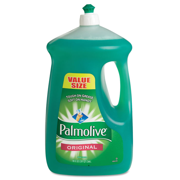 Dishwashing Liquid, Original Scent, Green, 90oz Bottle, 4/Carton