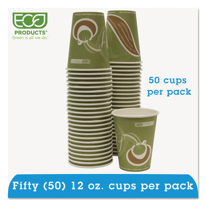 Evolution World 24% Recycled Content Hot Cups Convenience Pack - 12oz., 50/PK