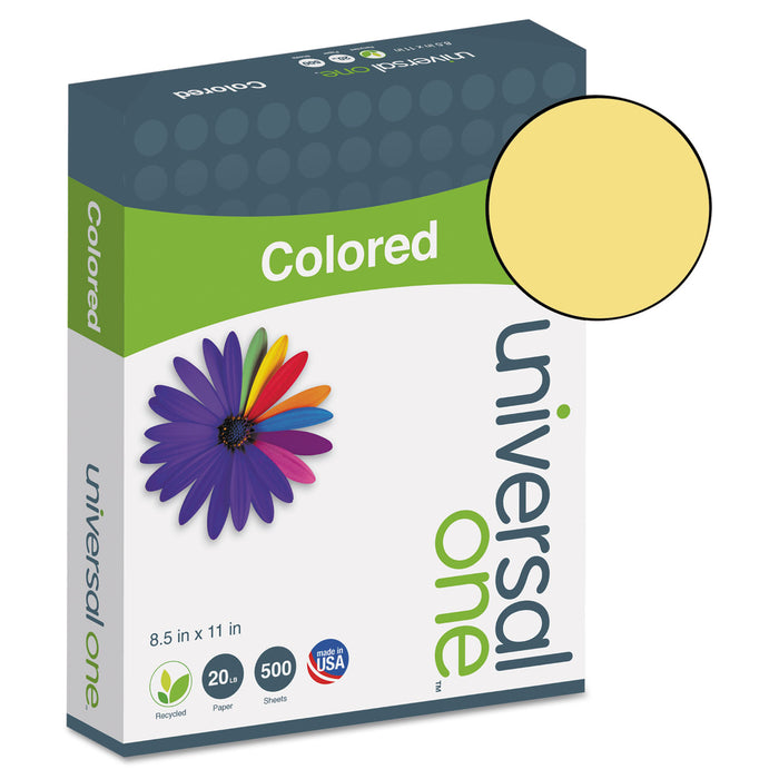 Deluxe Colored Paper, 20lb, 8.5 x 11, Goldenrod, 500/Ream