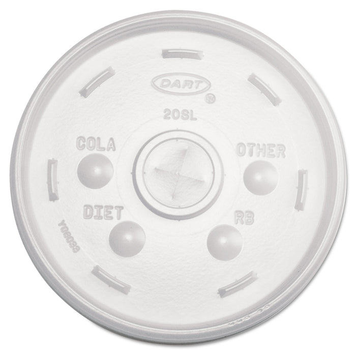 Cold Cup Lids, 32oz Cups, Translucent, 100/Sleeve, 10 Sleeves/Carton