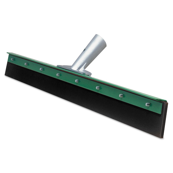 Aquadozer Heavy Duty Floor Squeegee, 30 Inch Blade, Green/Black Rubber, Straight