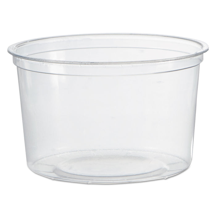 Deli Containers, Clear, 16oz, 50/Pack, 10 Packs/Carton