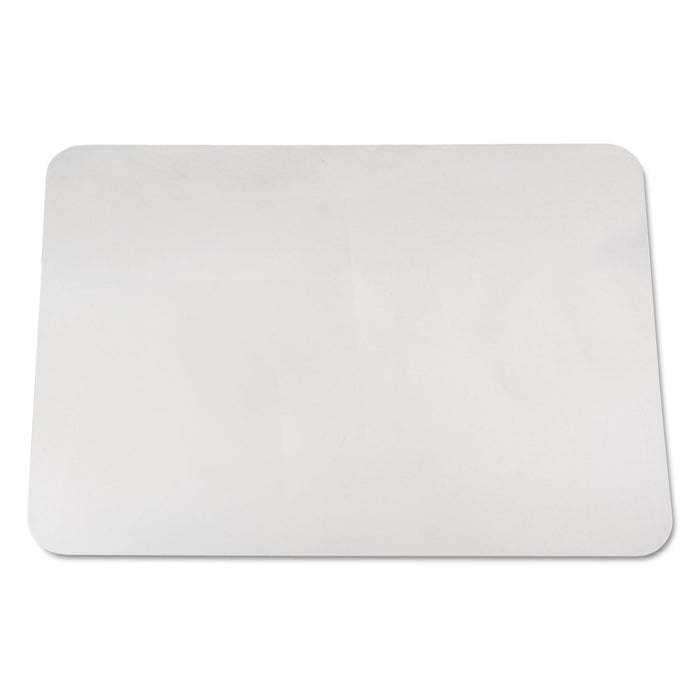 KrystalView Desk Pad with Antimicrobial Protection, 36 x 20, Clear
