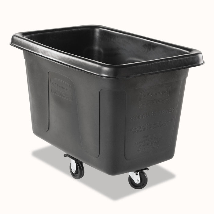 Cube Truck, Rectangular, 300 lb Capacity, Black