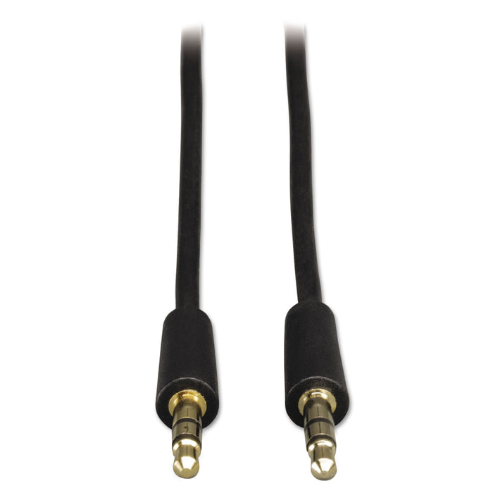 3.5mm Mini Stereo Audio Cable for Microphones/Speakers/Headphones (M/M), 6 ft.