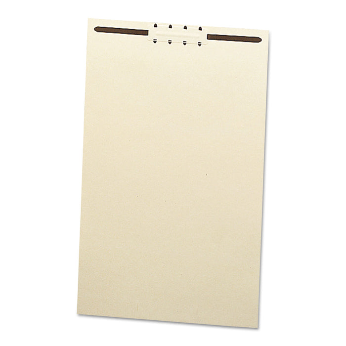 File Backs w/ 2" Capacity Prong Fasteners, Legal Size, Manila, 100/Box