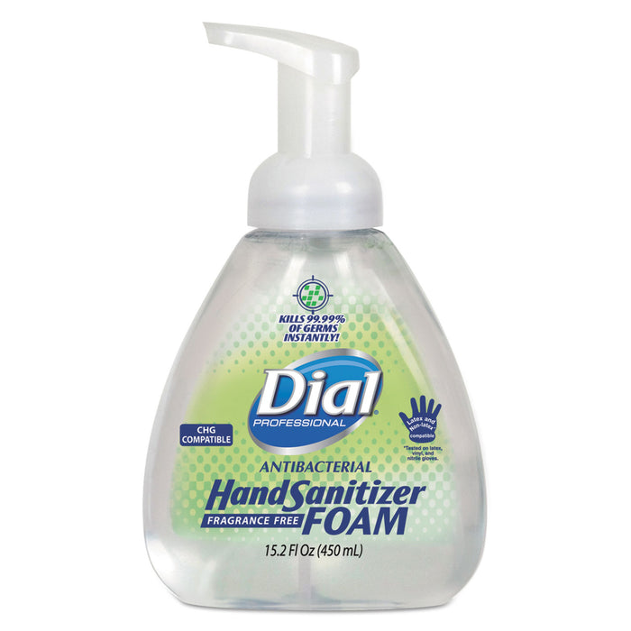 Antibacterial Foam Hand Sanitizer, 15.2 oz Pump Bottle, 4/Carton