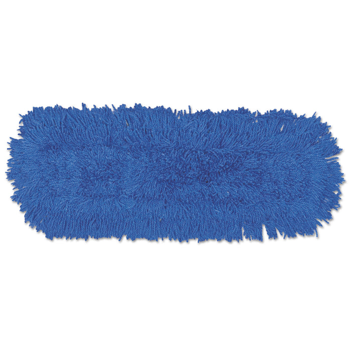 Twisted Loop Blend Dust Mop, Synthetic, 24 x 5, Blue, Dozen