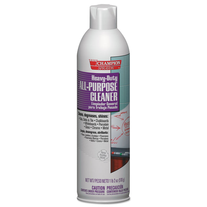 Heavy-Duty All-Purpose Cleaner/Degreaser, 18oz, Aerosol, 12/Carton