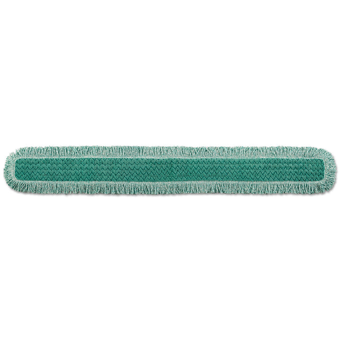 HYGEN Dust Mop Heads With Fringe, Green, 60 in., Microfiber, Cut-End