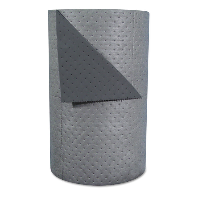 High-Traffic Series Sorbent-Pad Roll, 63gal, 30" x 300ft, Gray, 100/Pack
