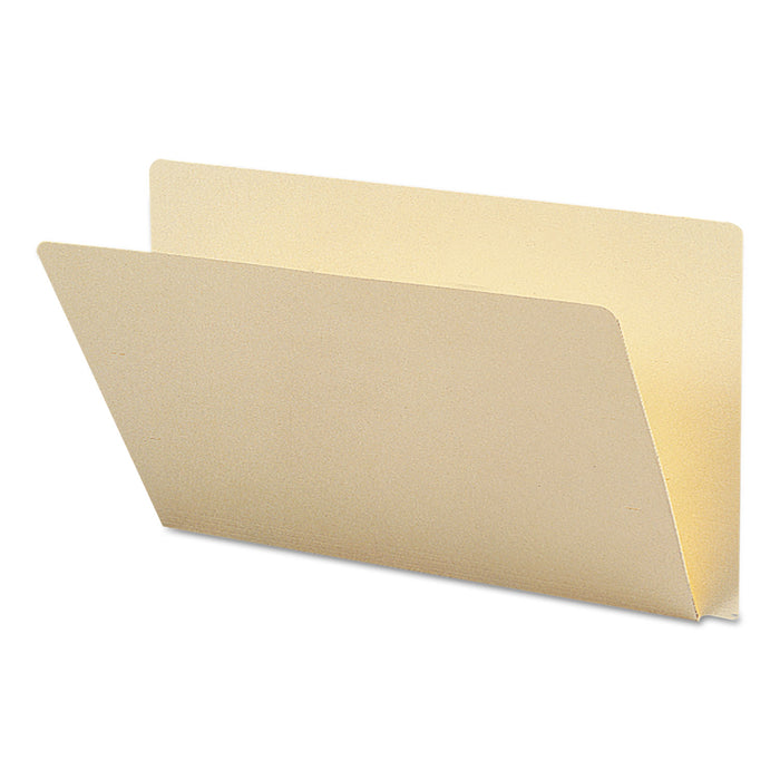 Extended End Tab Manila Folders, Straight Tab, Legal Size, 100/Box