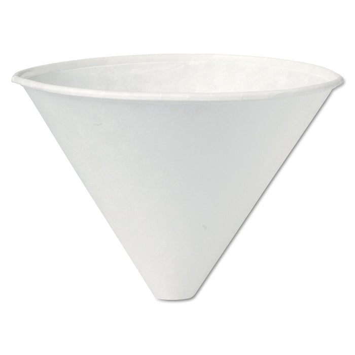 Funnel-Shaped Medical & Dental Cups, Treated Paper, 6oz., 250/Bag, 10/CT