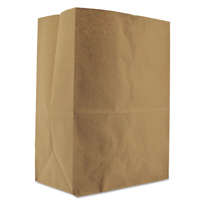 Grocery Paper Bags, 52 lbs Capacity, 1/8 BBL, 10.13"w x 6.75"d x 14.38"h, Kraft, 500 Bags