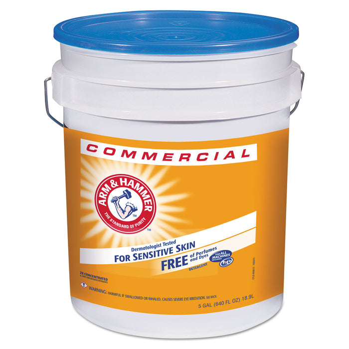 HE Compatible Liquid Detergent, Unscented, 5 gal Pail