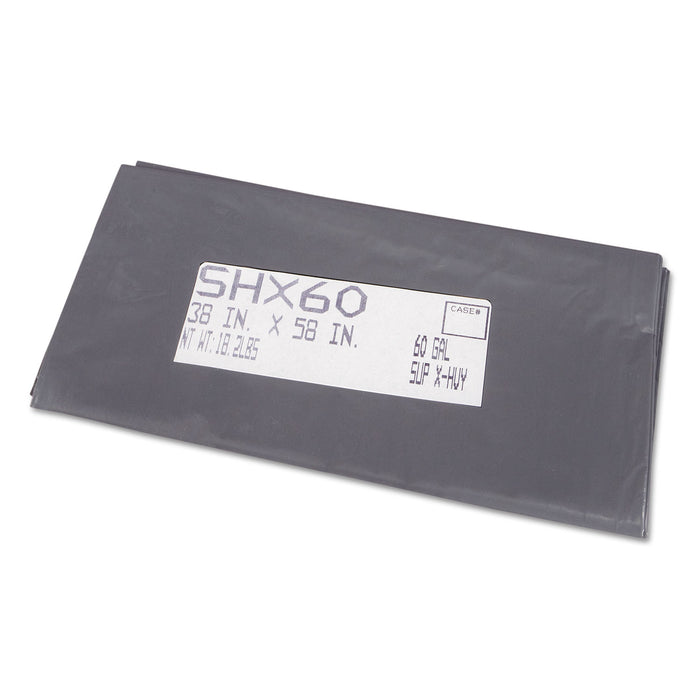 High Density Coreless Liners, 10 gal, 24" x 24", Clear, 200/Carton