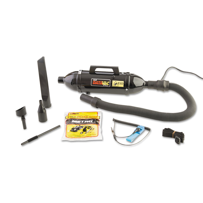 DataVac® Tech Series ESD Safe/Anti-Static Vacuum/Blower, 120V, Black