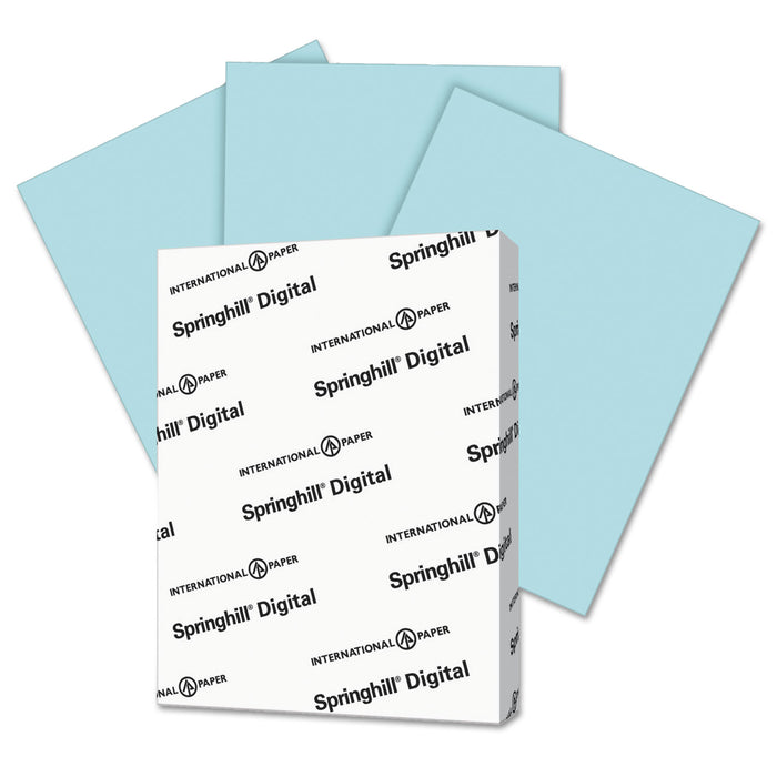Digital Index Color Card Stock, 110lb, 8.5 x 11, Blue, 250/Pack