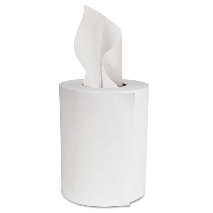 Center-Pull Hand Towels, 2-Ply, Perforated, 7 7/8" x 10", 360/Roll, 6 Rolls/CT