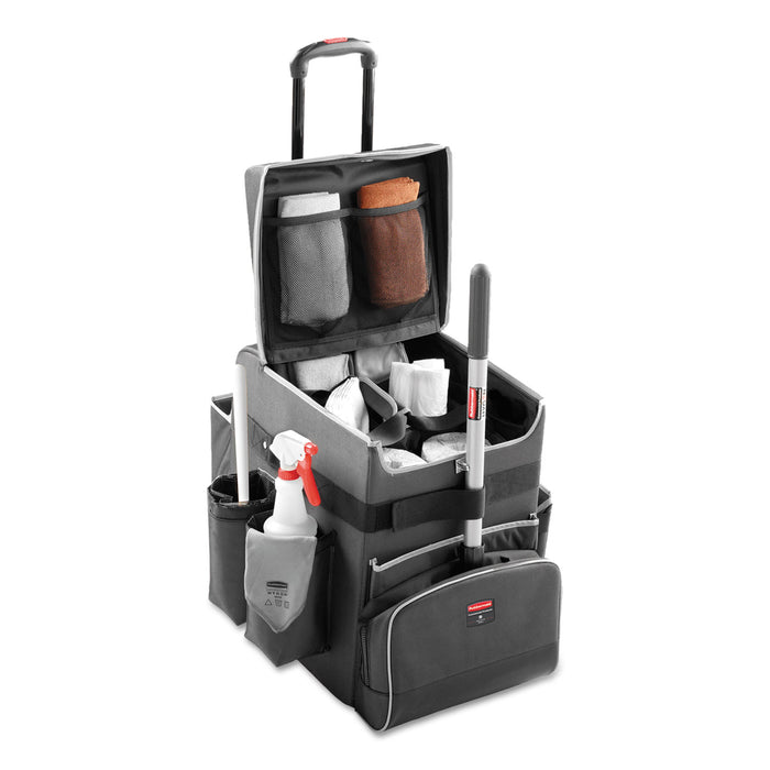 Executive Quick Cart, Small, 14.25w x 16.5d x 17h, Dark Gray