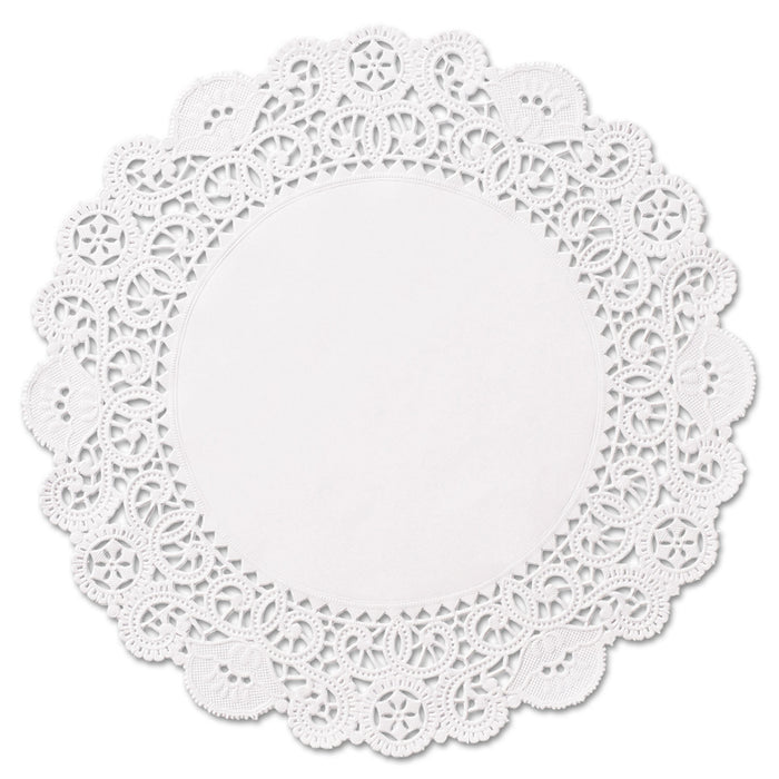 Brooklace Lace Doilies, Round, 6", White, 2000/Carton