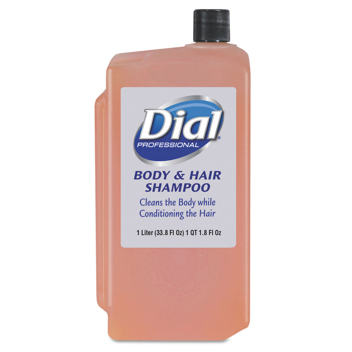 Body & Hair Care, Peach, 1 L Refill Cartridge, 8/Carton
