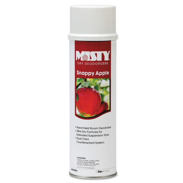 Handheld Air Deodorizer, Snappy Apple, 10 oz Aerosol, 12/Carton